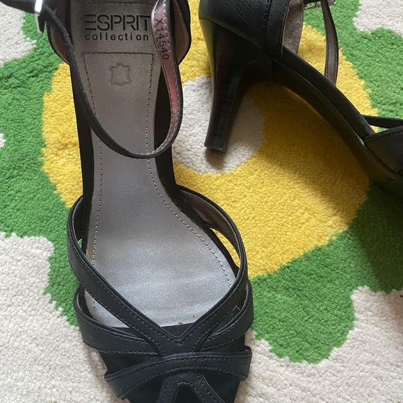 Esprit black heels, size 38 EU - Picture 3 of 6